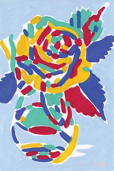 All Things Matisse: Vase With Rose by Vitali Komarov
