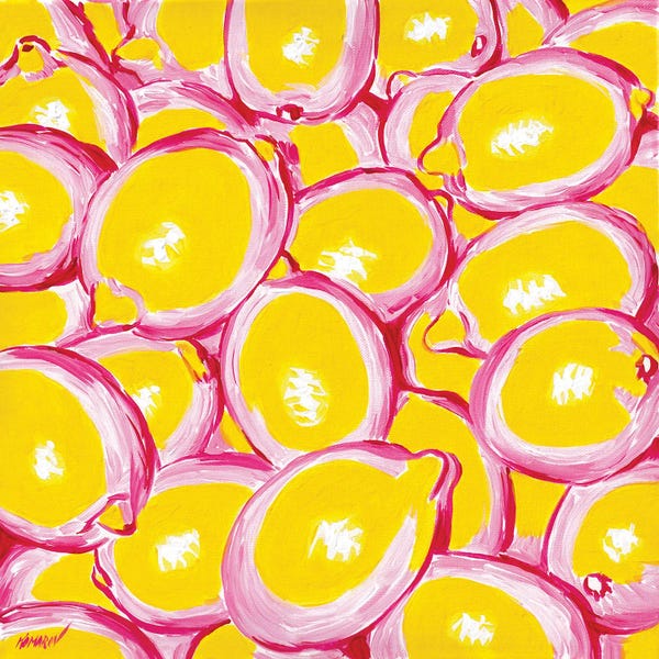 Pop Art Kitchen: Pop Art Lemons by Vitali Komarov
