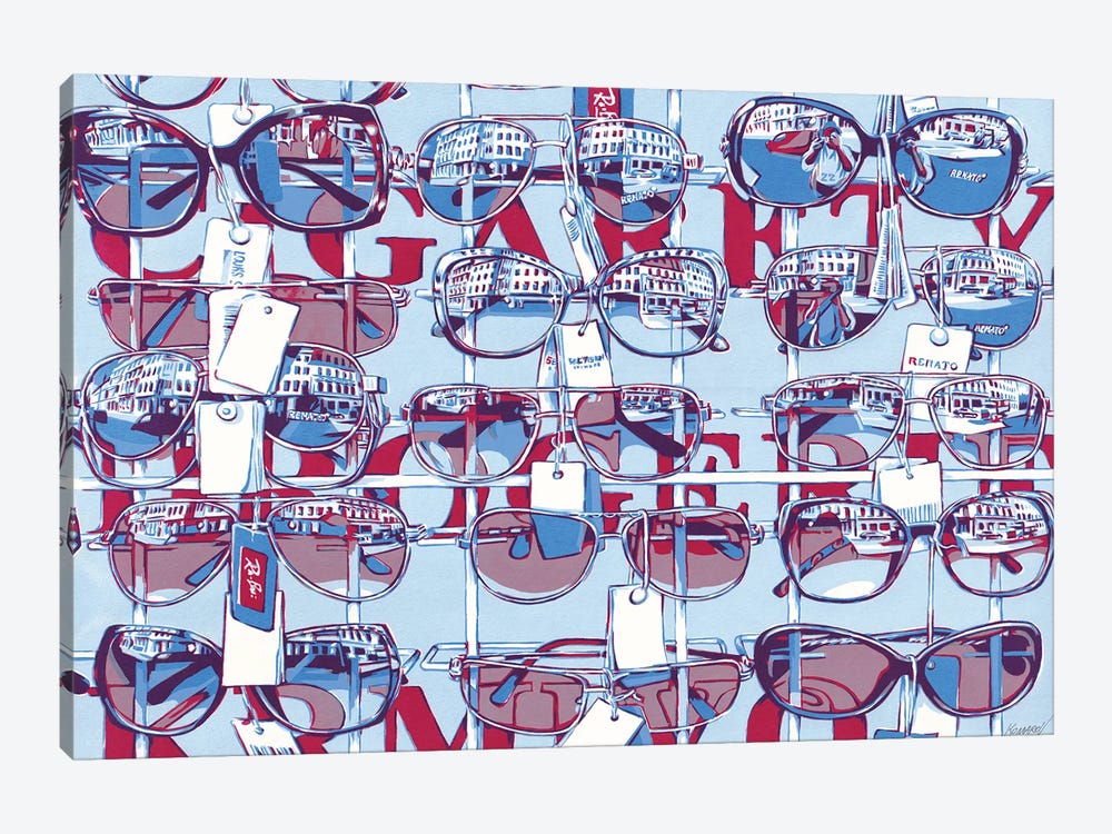 Eyeglasses by Vitali Komarov 1-piece Canvas Art Print