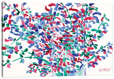 Colorful Wildflowers Canvas Art Print - Vitali Komarov