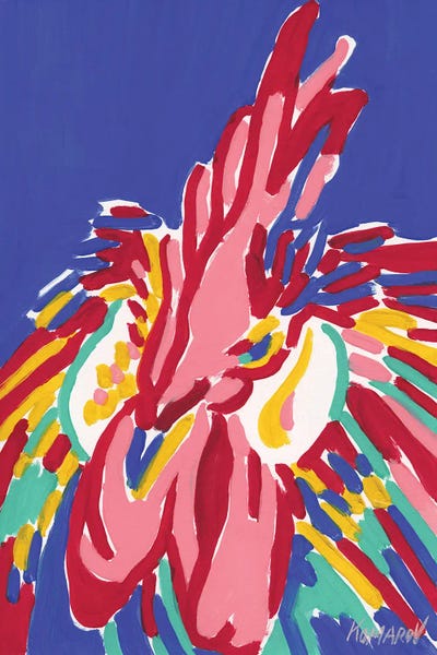 Rooster Portrait by Vitali Komarov framed wall art