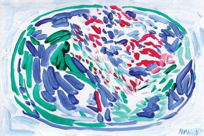 Plate With Cake by Vitali Komarov canvas print