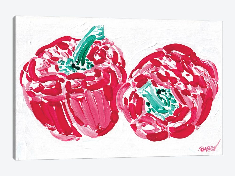 Red Sweet Paprika by Vitali Komarov 1-piece Canvas Art