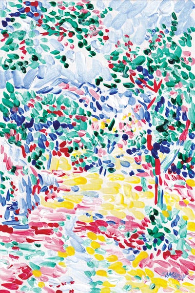 Apple Trees: Colorful Tuscany Orchard by Vitali Komarov