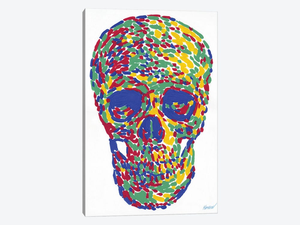 Human Skull by Vitali Komarov 1-piece Art Print