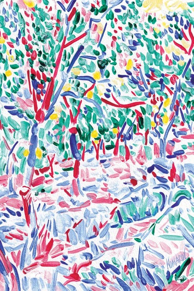 Colorful Tuscany Garden by Vitali Komarov canvas print