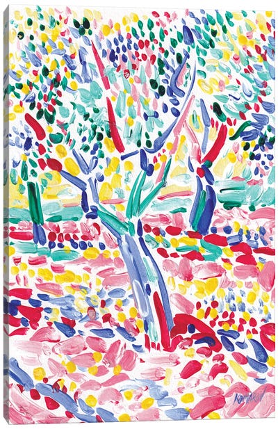 Tuscany Olive Trees III Canvas Art Print - Vitali Komarov