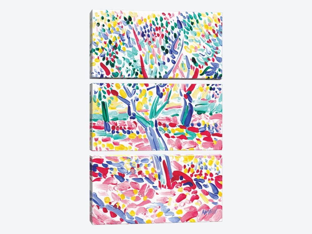 Tuscany Olive Trees III by Vitali Komarov 3-piece Canvas Print