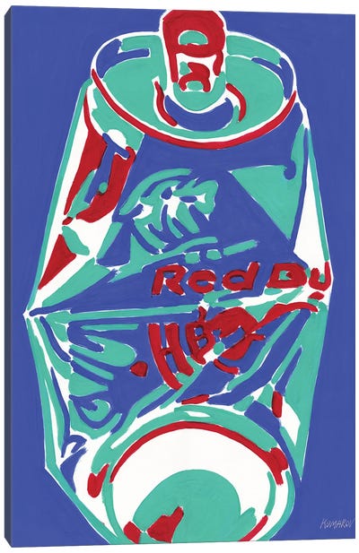 Crashed Red Bull Still Life Canvas Art Print