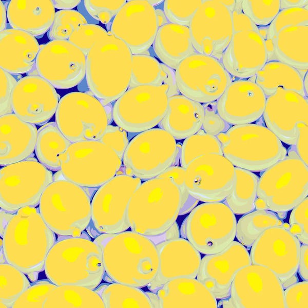 Lemons & Limes: Yellow Lemons by Vitali Komarov