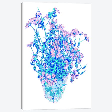 Pink Flowers Canvas Print #VTK535} by Vitali Komarov Canvas Art Print