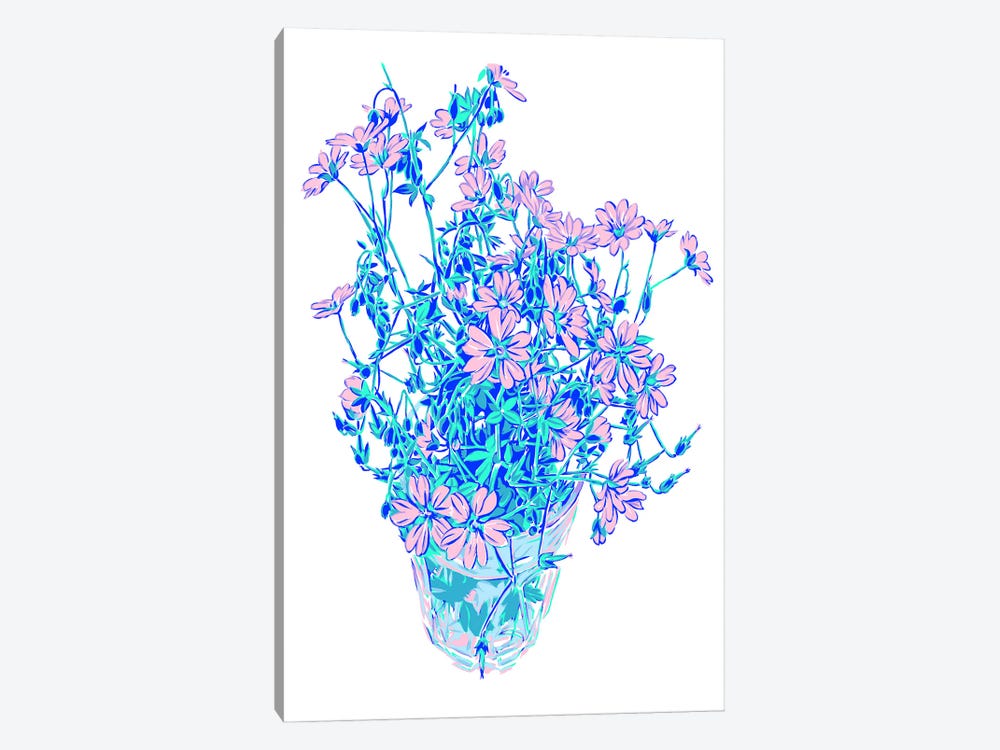 Pink Flowers by Vitali Komarov 1-piece Art Print