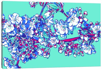 Blossoming Branch Canvas Art Print - Vitali Komarov