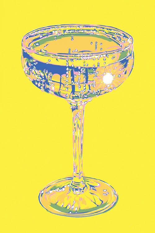 Champagne Glass II by Vitali Komarov wall art
