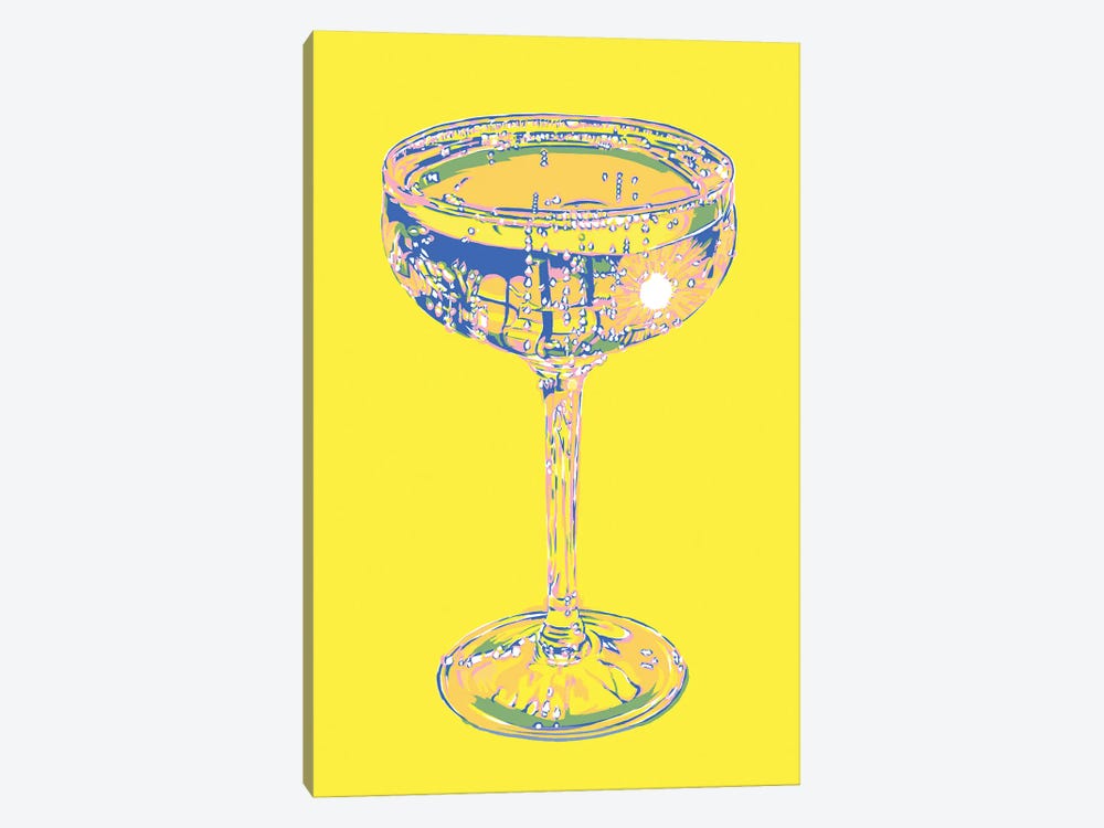 Champagne Glass II by Vitali Komarov 1-piece Art Print