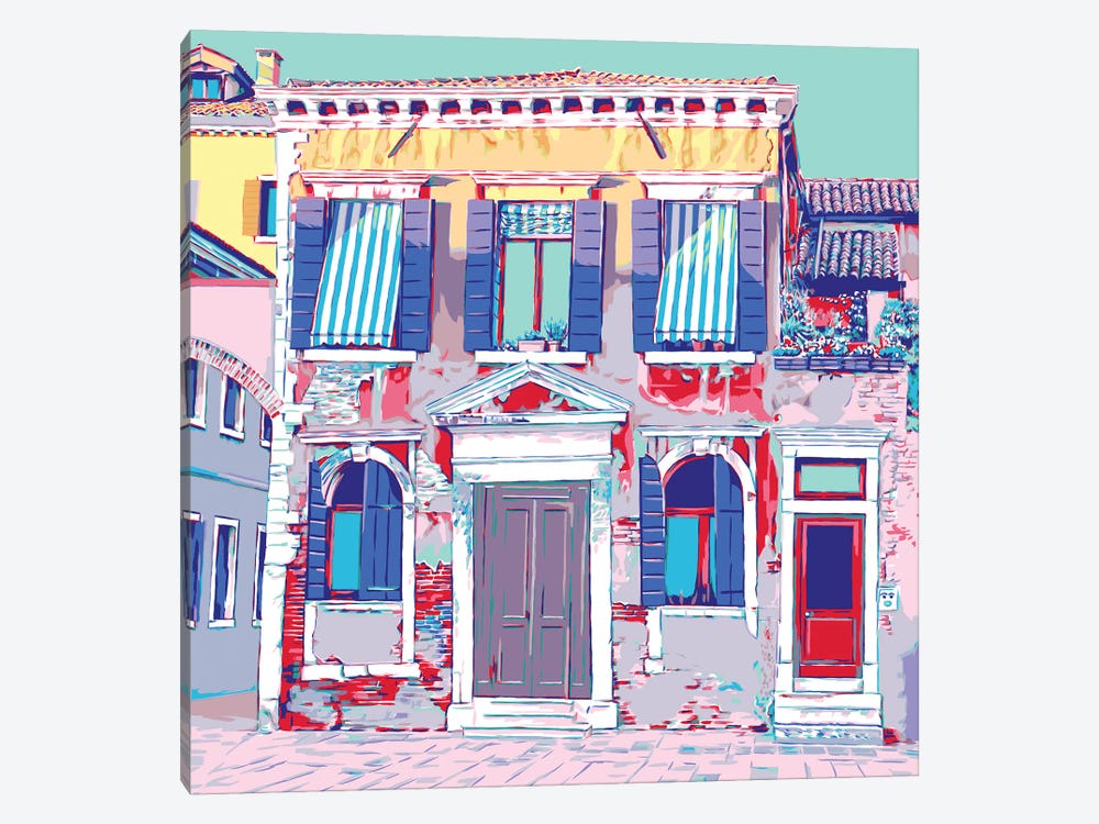 Venetian House by Vitali Komarov 1-piece Canvas Art Print
