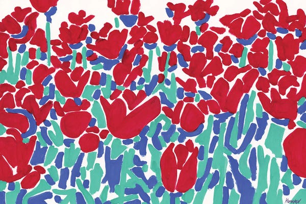 Tulips: Tulip Field by Vitali Komarov