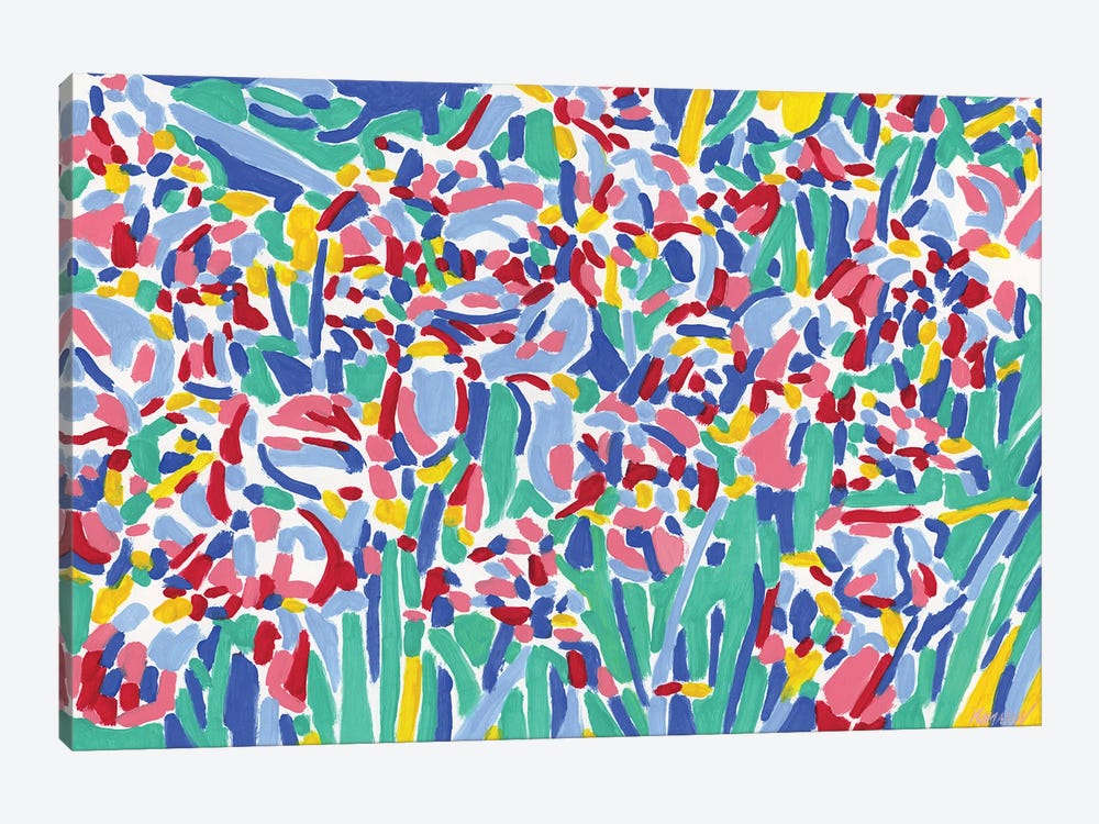 Iris Field by Vitali Komarov 1-piece Canvas Print