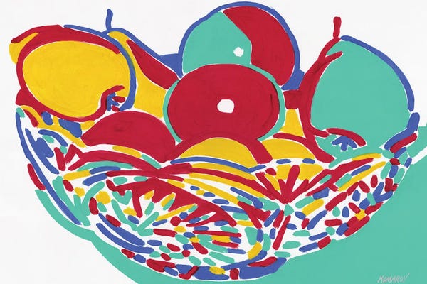 Homage To The Fauves: Fruit Vase by Vitali Komarov