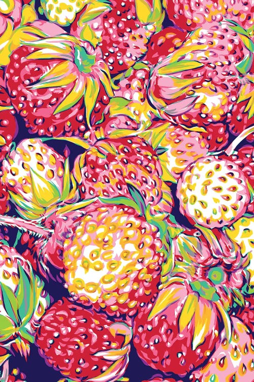 Ripe Strawberries by Vitali Komarov wall art