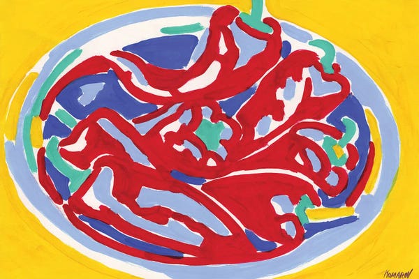 Peppers: Still Life With Red Paprika by Vitali Komarov