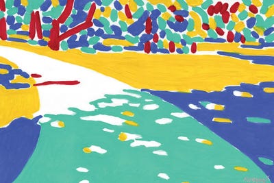 Sunlit Path by Vitali Komarov framed wall art