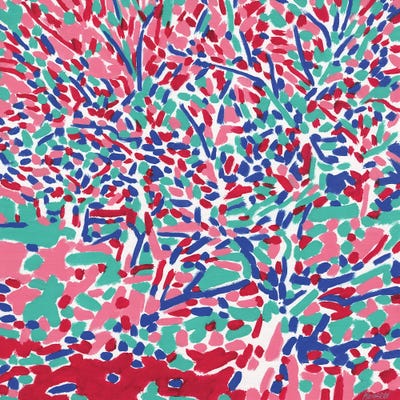 Garden Landscape by Vitali Komarov framed wall art