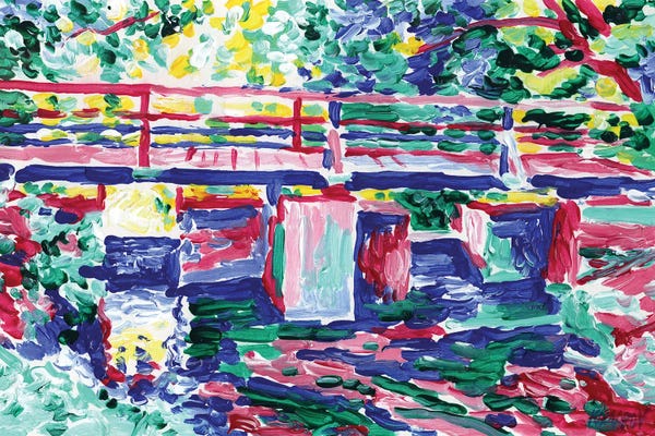 All Things Matisse: Reflection Of The Bridge In The River by Vitali Komarov