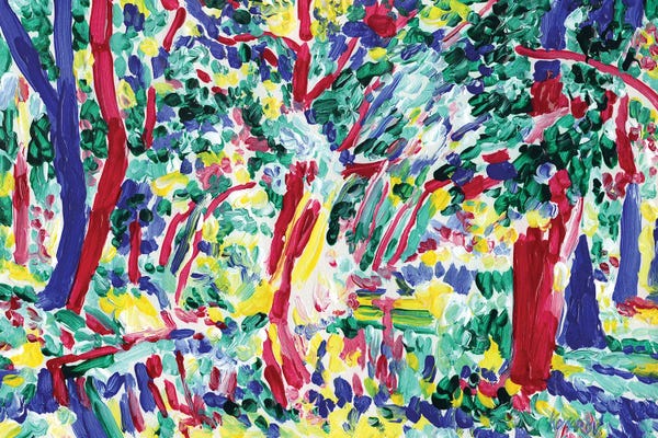 Artists Like Matisse: Landscape Of The River And The Forest by Vitali Komarov