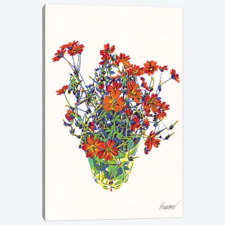 Wildflower Bouquet Canvas Print #VTK8} by Vitali Komarov Art Print