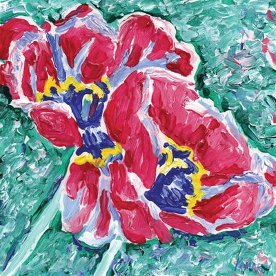 Red Tulips by Vitali Komarov framed wall art