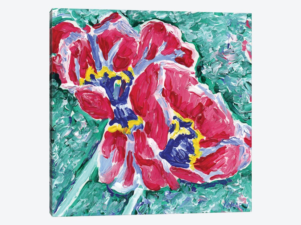 Red Tulips by Vitali Komarov 1-piece Canvas Art