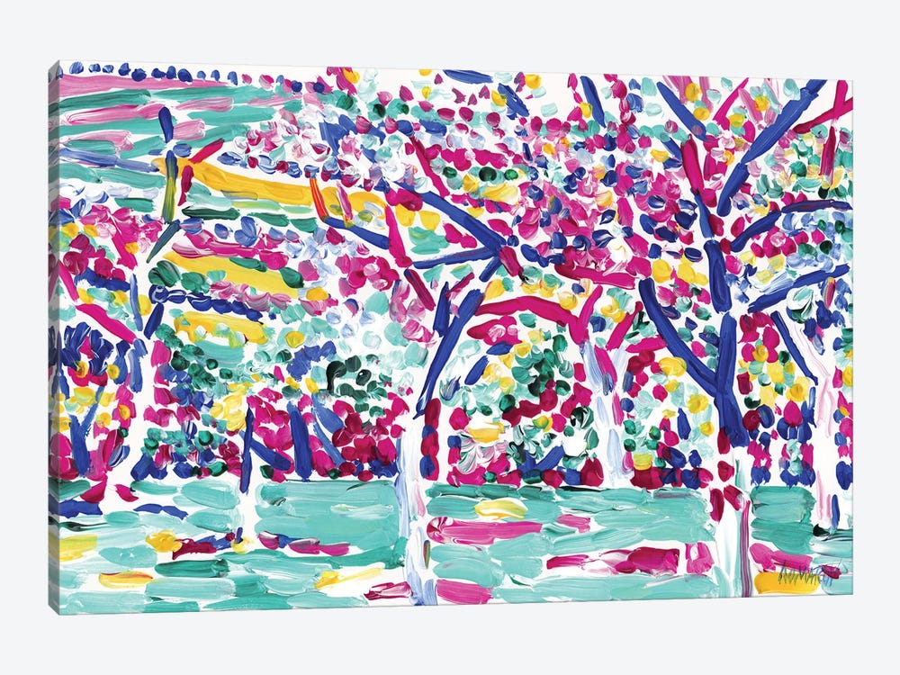 Blossoming Meadow by Vitali Komarov 1-piece Canvas Artwork