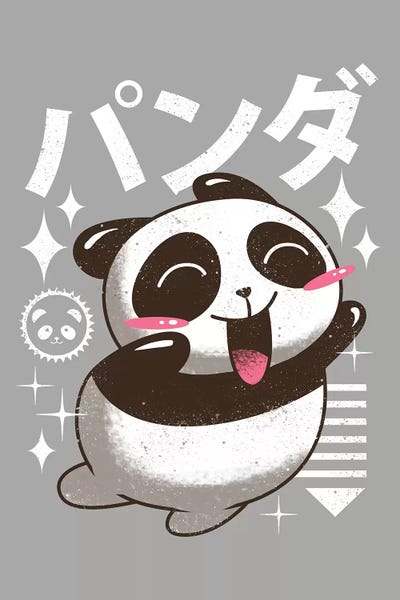 Pandas: Kawaii Panda by Vincent Trinidad