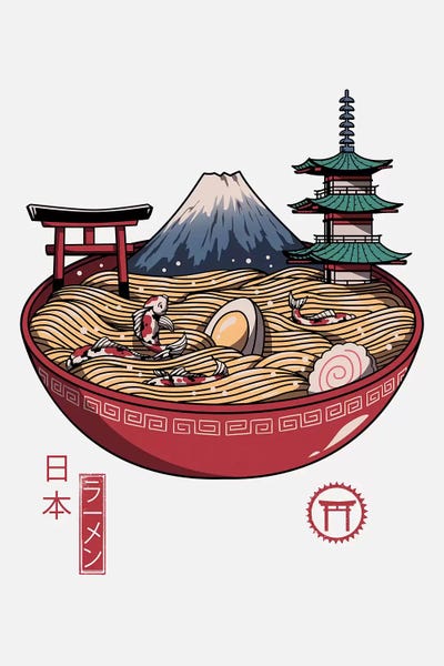 Asian Artists: A Japanese Ramen by Vincent Trinidad
