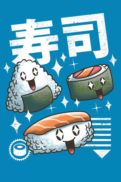 Sushi: Kawaii Sushis by Vincent Trinidad