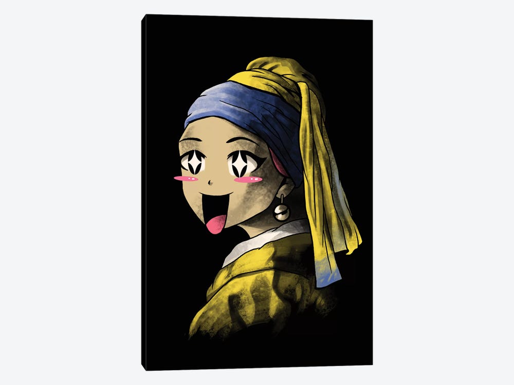 Kawaii With A Pearl Earring by Vincent Trinidad 1-piece Canvas Art