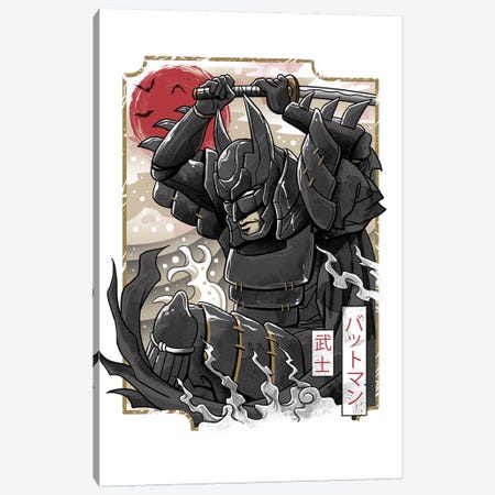 Dark Samurai Knight Canvas Print #VTR3} by Vincent Trinidad Canvas Print