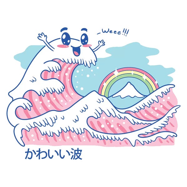 The Great Wave: The Great Kawaii Wave by Vincent Trinidad