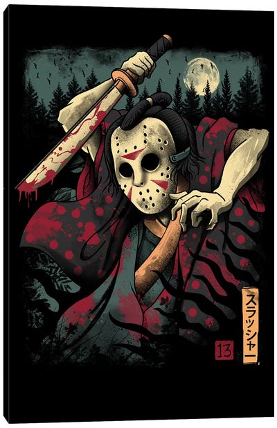 The Samurai Slasher Canvas Art Print - Friday The 13th