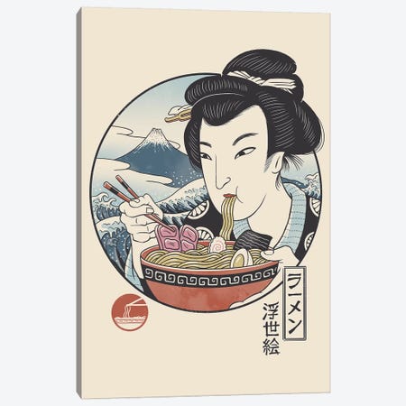 A Taste Of Japan Canvas Print #VTR57} by Vincent Trinidad Canvas Art Print