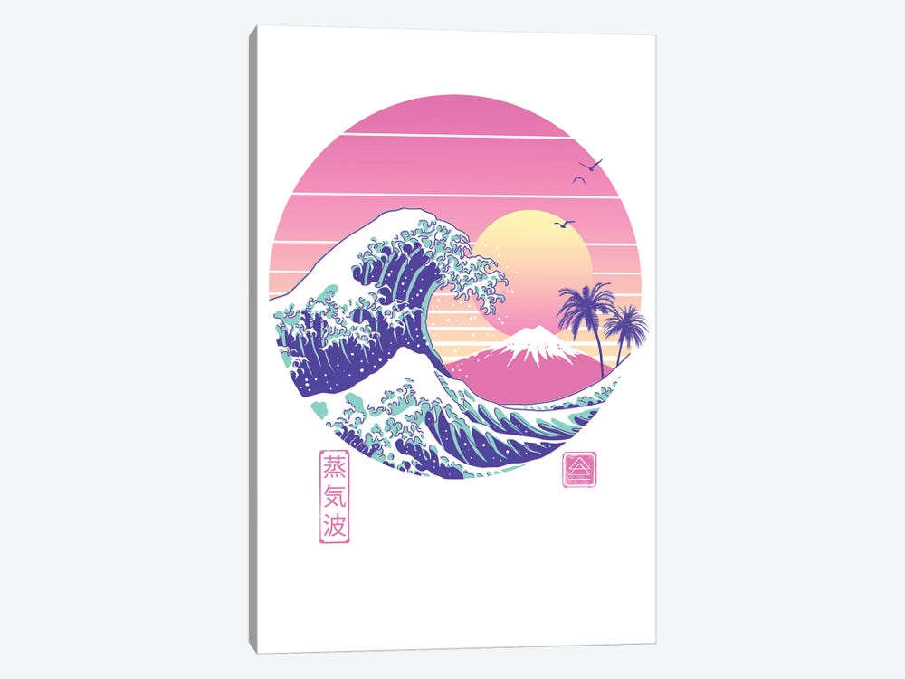 The Great Vaporwave by Vincent Trinidad 1-piece Canvas Wall Art