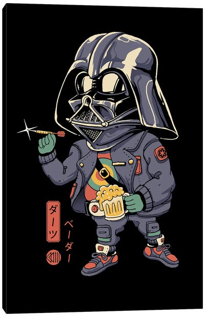 Darts Vader Canvas Art Print - Darth Vader