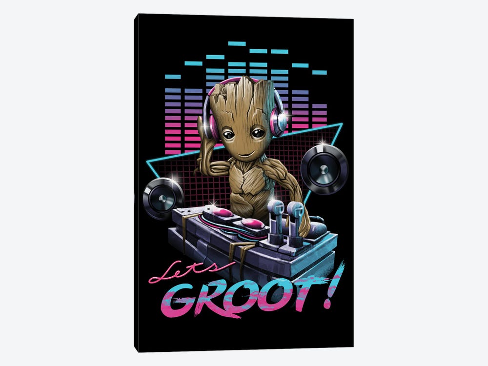 DJ Groot by Vincent Trinidad 1-piece Canvas Wall Art