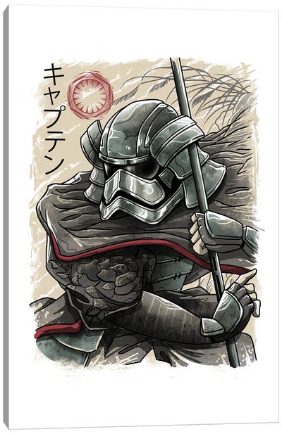 Samurai Captain Canvas Art Print - Star Wars