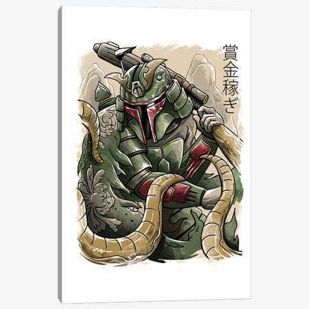 Samurai Hunter Canvas Print #VTR92} by Vincent Trinidad Canvas Art