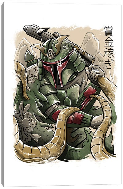 Samurai Hunter Canvas Art Print - Star Wars