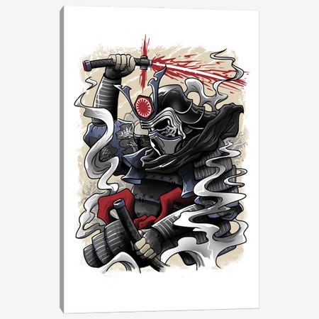Samurai Ren Canvas Print #VTR93} by Vincent Trinidad Canvas Wall Art