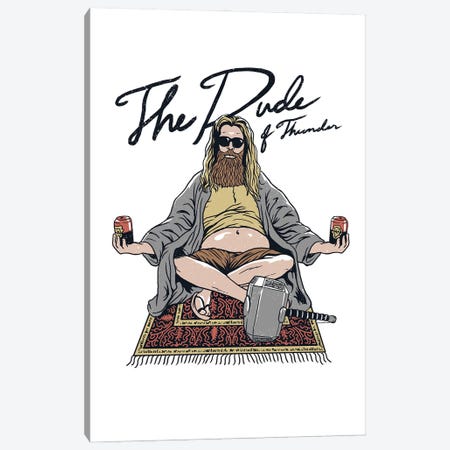 The Dude of Thunder Canvas Print #VTR95} by Vincent Trinidad Art Print