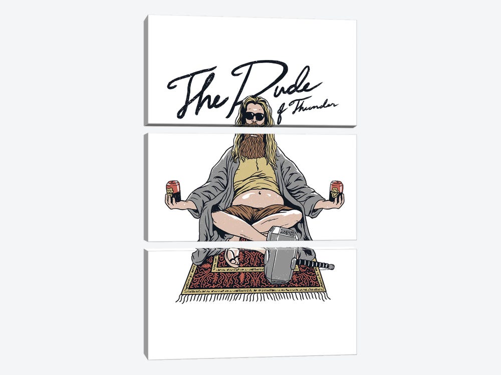 The Dude of Thunder by Vincent Trinidad 3-piece Art Print